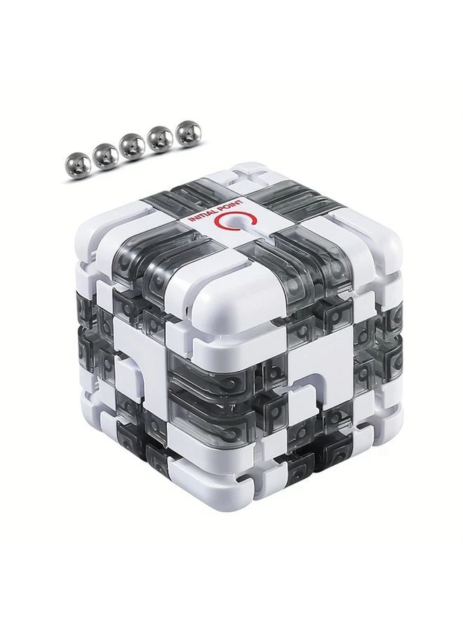 Maze Cube 3D Puzzle Brain Teaser Educational Toy For Children And Adults Christmas Gift - Image 1