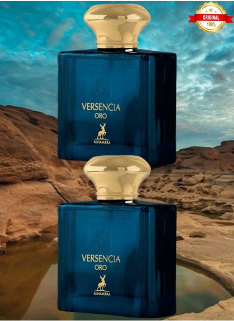 2 Pieces Versencia Oro Perfume 100ml EDP