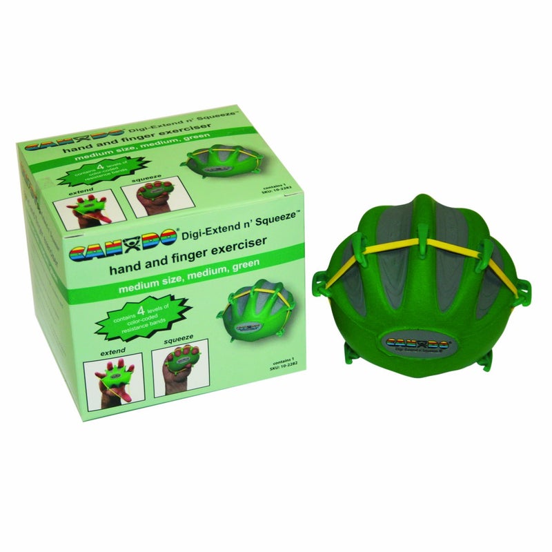 CanDo 102292 DigiExtend n Squeeze Hand Exerciser Large GreenModerate - Image 3