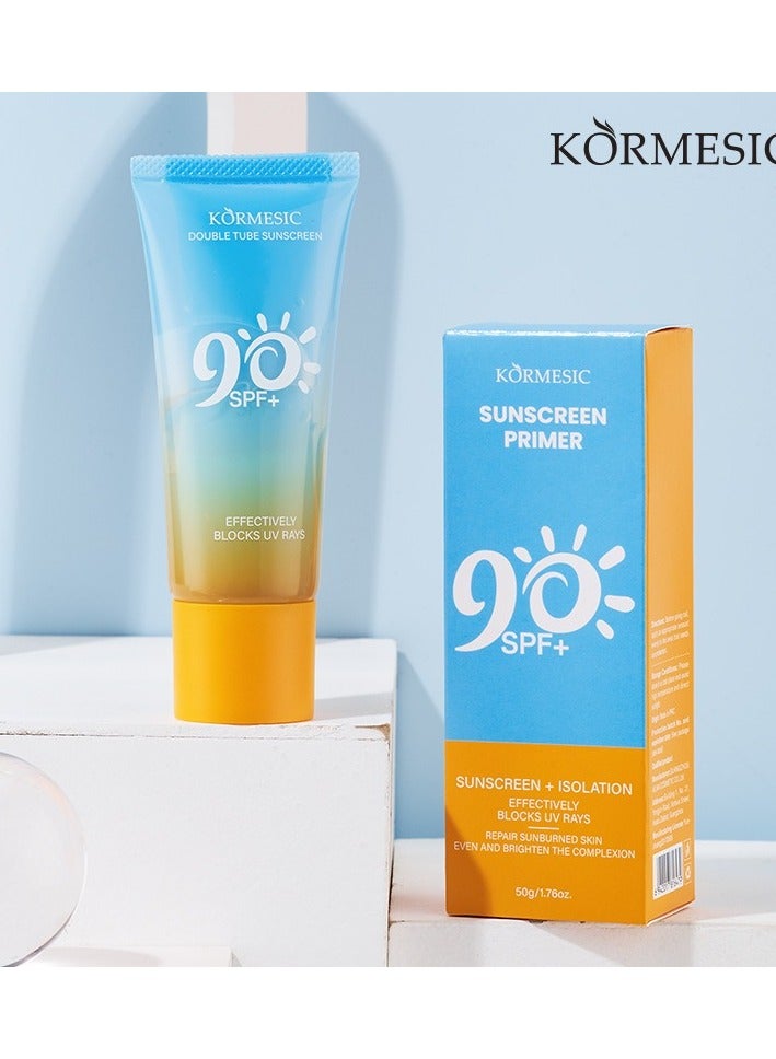 Kormesic واقي من الشمس مزدوج الأنبوب والتمهيدي 50 جرام - Image 5