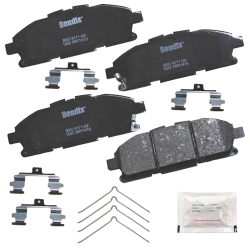 Bendix Priority1 CFC1552 Ceramic Front Brake Pads for Nissan Quest 2017-2011 - Image 1