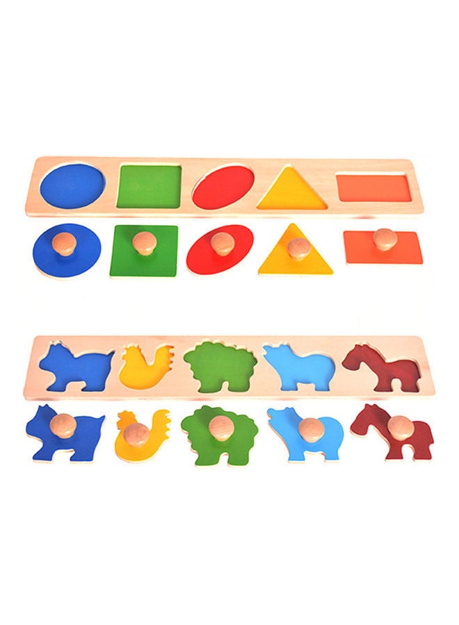 NIBEMINENT Wooden Animal Puzzle Set - Image 2