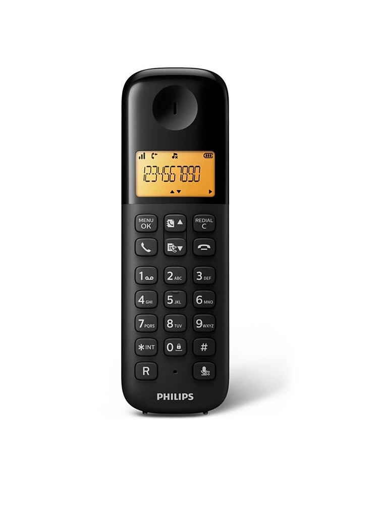 Philips Cordless Landline Phone - Model 1601B for High Performance and Mobility