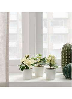 FEJKA 3-Piece Artificial Plant with Pot Multicolour  - Image 2