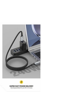 JBQ 240W Super Fast Power Delivery Type-C to Type-C PD Cable Charge And Sync 40Gbps Transfer Speed OD6.0 Bold Wire 1M  - Image 3