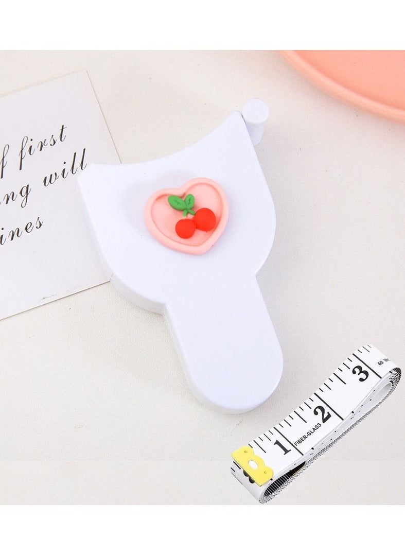 FASHION HOME - Body Measuring Tape With Cartoon Design 60inch 150cm Double Scale Retractable Push and Lock Soft Tape Measure 2pcs - Image 1
