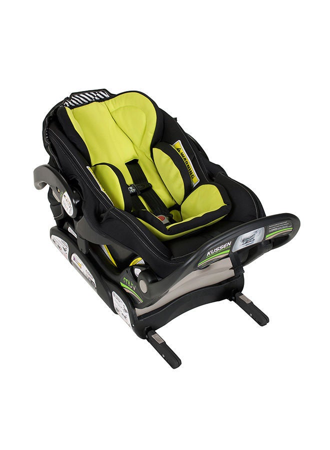 babytrend Infant Car Seat - Black/Green - Image 4