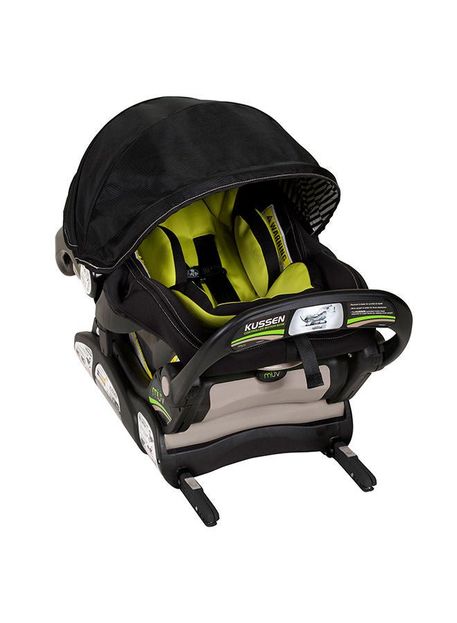 babytrend Infant Car Seat - Black/Green - Image 3