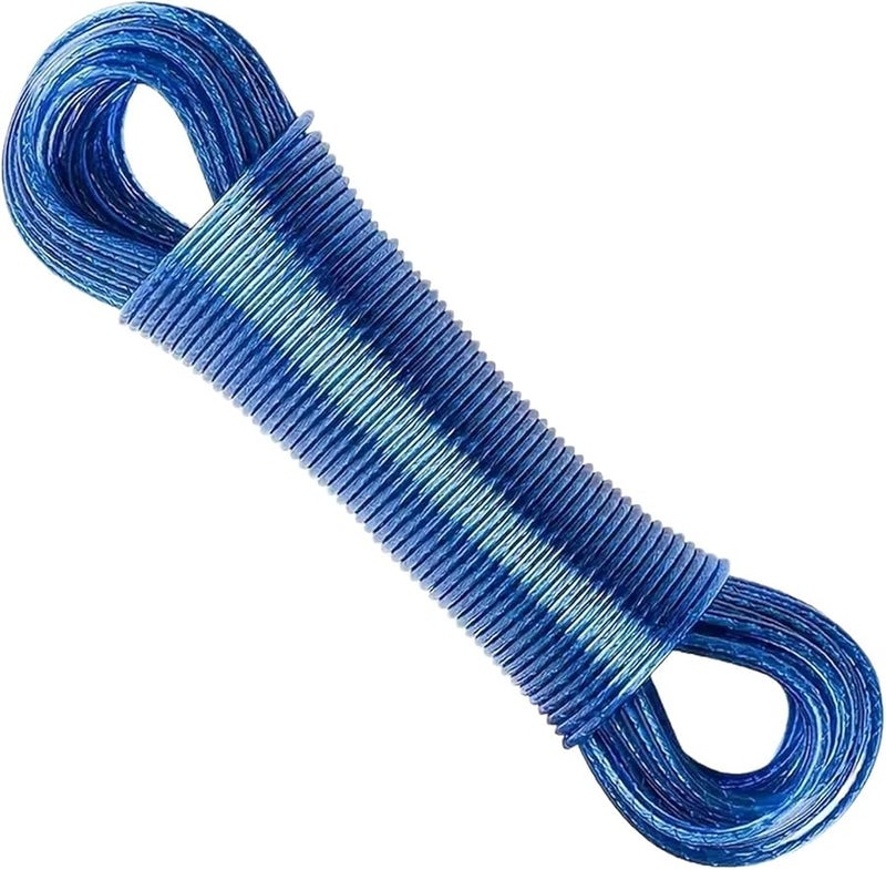 Steel Core Clothesline 20M 3 Pack for Indoor Outdoor Balcony Patio Drying - Image 2