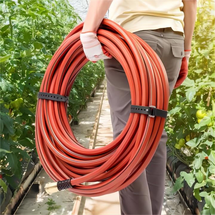 GLOGLOW Rubber Tension Straps with Stainless Steel Buckle 17.8' Heavy Duty Elastic Straps Reusable Tie Down Straps for Securing Luggage, Bike, Motorcycle, and Industrial Bundling - Image 5