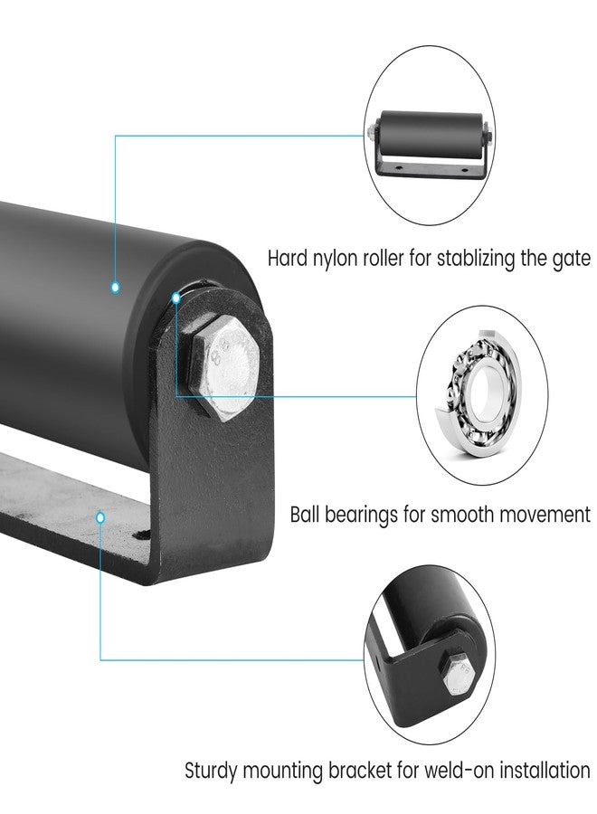 Neiteli 6" Gate Roller Guide,Sliding Gate Hardware with C-Sliding Gate Brackets,Sliding Gate Kit,Heavy Duty Sliding Gate Rollers,Rolling Gate Hardware Kit (2 Pack) - Image 3
