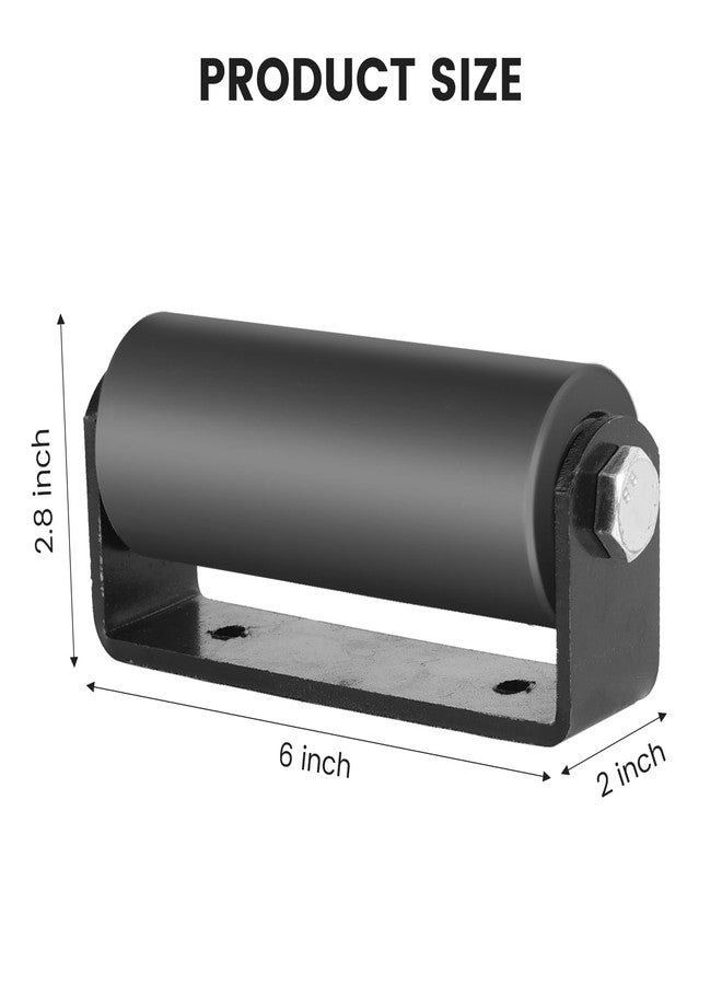 Neiteli 6" Gate Roller Guide,Sliding Gate Hardware with C-Sliding Gate Brackets,Sliding Gate Kit,Heavy Duty Sliding Gate Rollers,Rolling Gate Hardware Kit (2 Pack) - Image 2
