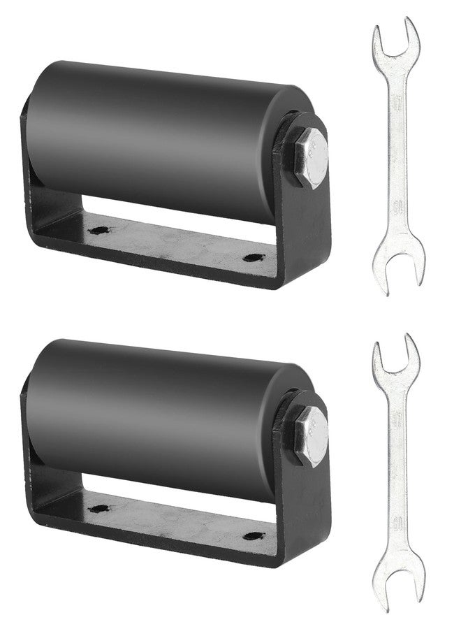 Neiteli 6" Gate Roller Guide,Sliding Gate Hardware with C-Sliding Gate Brackets,Sliding Gate Kit,Heavy Duty Sliding Gate Rollers,Rolling Gate Hardware Kit (2 Pack) - Image 1