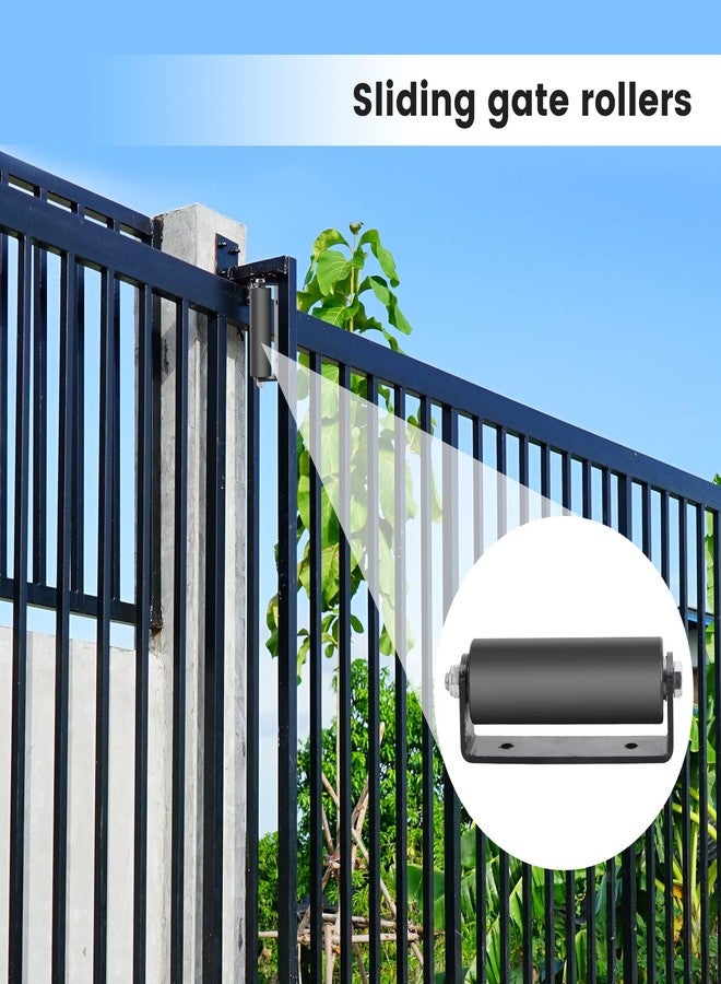 Neiteli 6" Gate Roller Guide,Sliding Gate Hardware with C-Sliding Gate Brackets,Sliding Gate Kit,Heavy Duty Sliding Gate Rollers,Rolling Gate Hardware Kit (2 Pack) - Image 5
