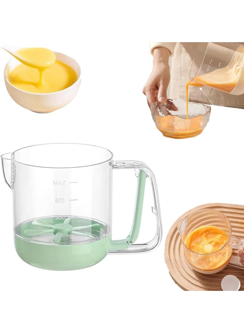 كوب تقليب بيض متعدد الوظائف، أداة خفق يدوية للمطبخ - Image 1