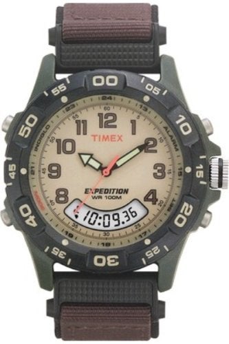 Timex Men's T45181 Expedition Resin Combo Brown/Green Nylon Strap Watch - Image 2