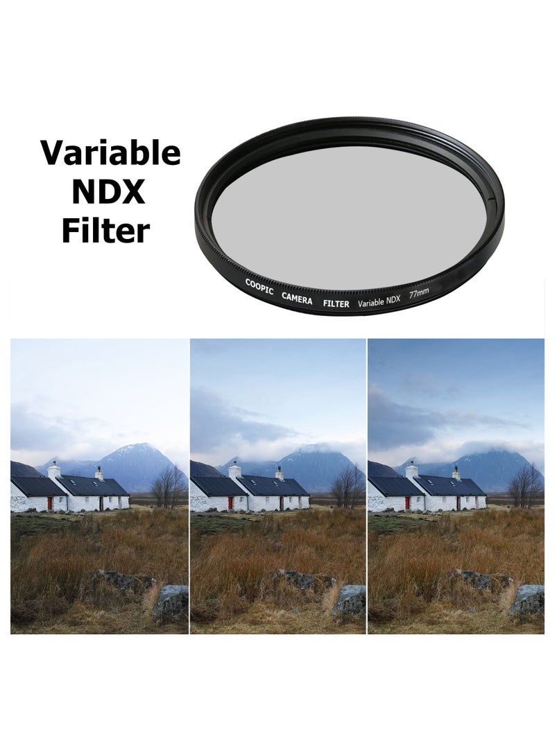 COOPIC 77mm Variable Neutral Density NDX Filter - Image 3