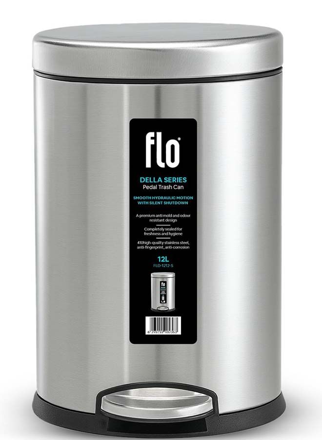 Dustbin - della matt steel 12l