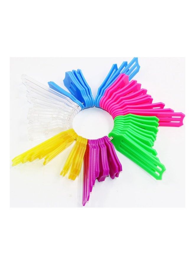 NIBEMINENT Double Fabric Fold Bias Tape Maker Kit Practical DIY Ribbon Making Sewing Tool Clear 10 x 5 1.2cm - Image 3