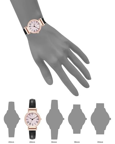 Anne Klein Womens Leather Strap Watch - Image 3