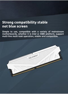 GLOWAY DDR4 RAM 32GB Kit (2x16GB) 3200MHz CL16-20-20-40 1.35V, Desktop Memory, Supports Intel XMP 2.0, compatible with Intel and AMD platforms  - Image 5
