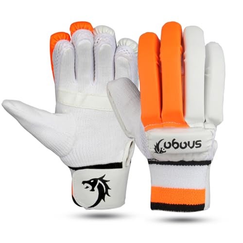 Snaga Cricket Batting Right Hand Gloves for School Mix Colour (School, Boys) - Image 1