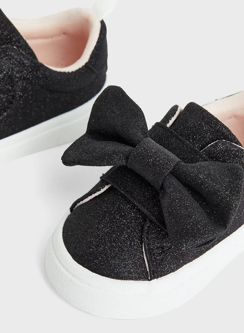 H&M Kids Bow Detail Slip On Shoes