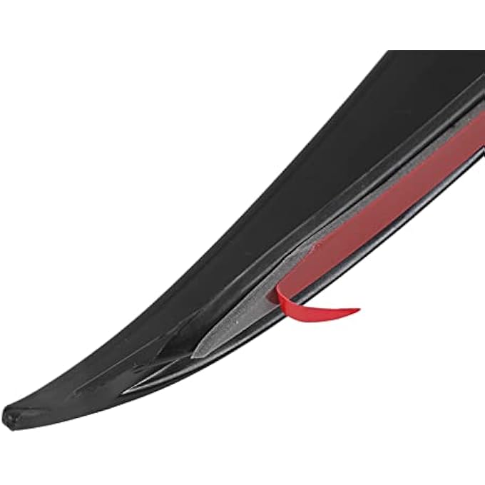 Phefop 2PCS Rear Bumper Vent Spoilers, Rear Bumper Air Vent Covers Lower Side Air Vent Covers with Canard Ventilation for W205 2015+ Model Car Enthusiasts Tuning Lovers - Image 4