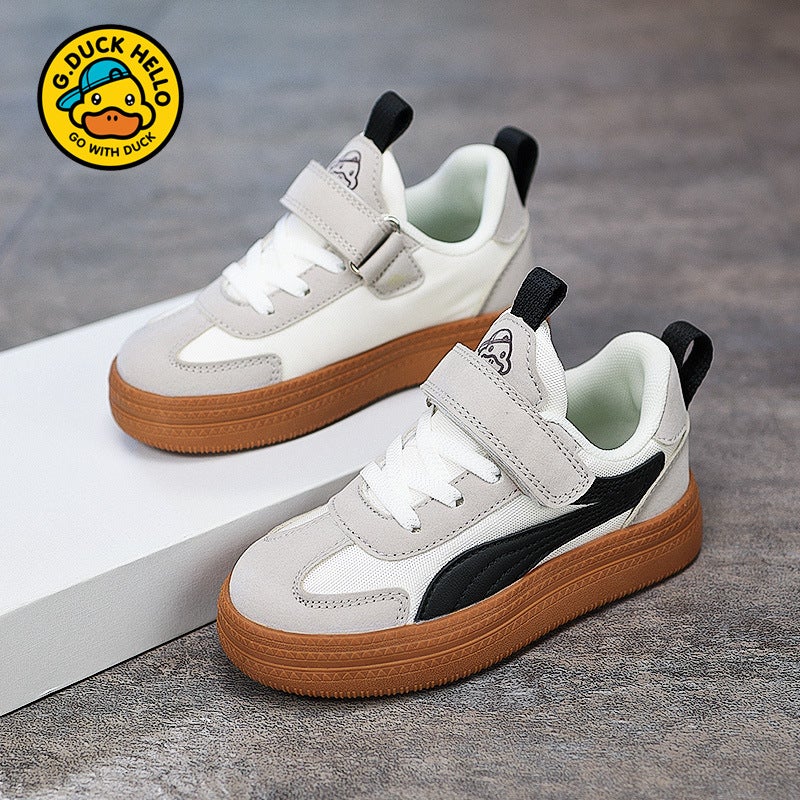 Little Yellow Duck Brand Kidsren'S Shoes For Boys And Girls 2025 Spring & Fall New Mesh Breathable Student Kidsren'S Sports Shoes - Image 4