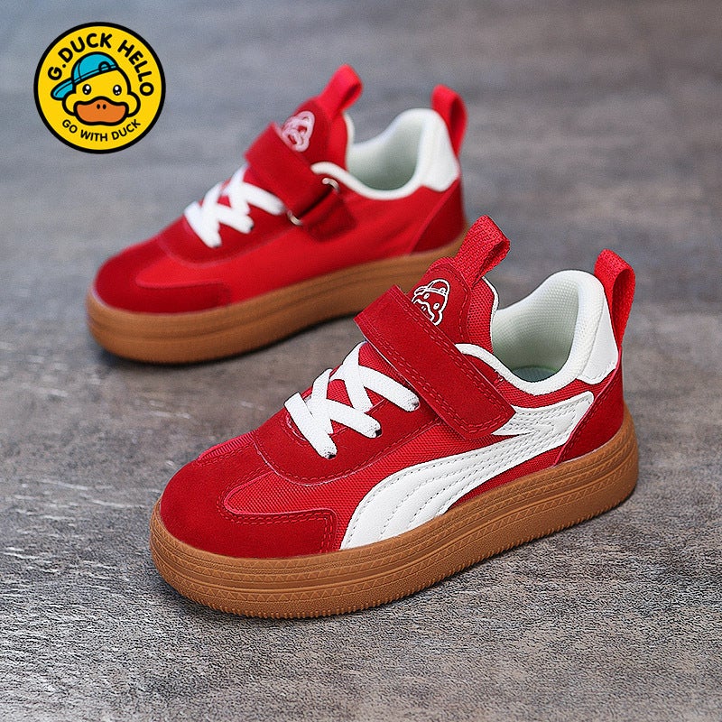 Little Yellow Duck Brand Kidsren'S Shoes For Boys And Girls 2025 Spring & Fall New Mesh Breathable Student Kidsren'S Sports Shoes - Image 3