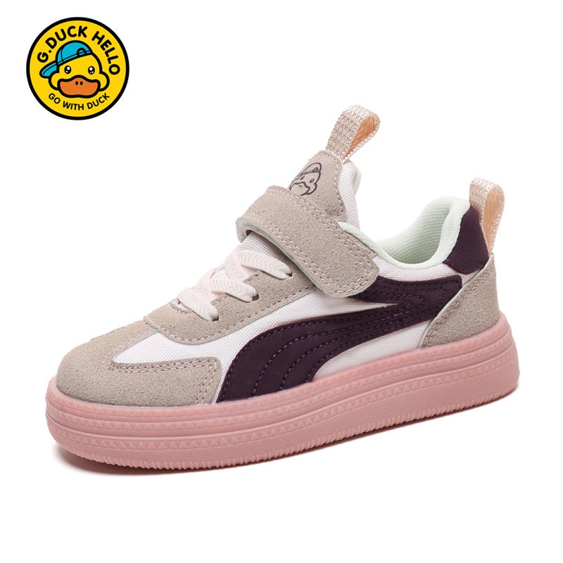 Little Yellow Duck Brand Kidsren'S Shoes For Boys And Girls 2025 Spring & Fall New Mesh Breathable Student Kidsren'S Sports Shoes - Image 1