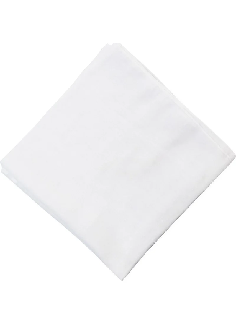 الستايل White Cotton Cheesecloth-Writing 10 Pieces 90CMX90CM