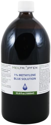 Heiltropfen Methylene Blue 1 Solution 338 Fl Oz 1000 ml Ultra High Purity USP Pharma Grade Ingredients ThirdParty Tested Formaldehyde Free Glass Bottle Heiltropfen - Image 1
