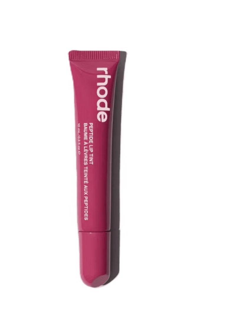 Peptide Lip Tint, Lip Gloss Lip Balm Moisturizes Lips, Tinted Lipstick, Helps Lock Moisture for Fuller & Softer Lips 10ml (Raspberry Jelly)
