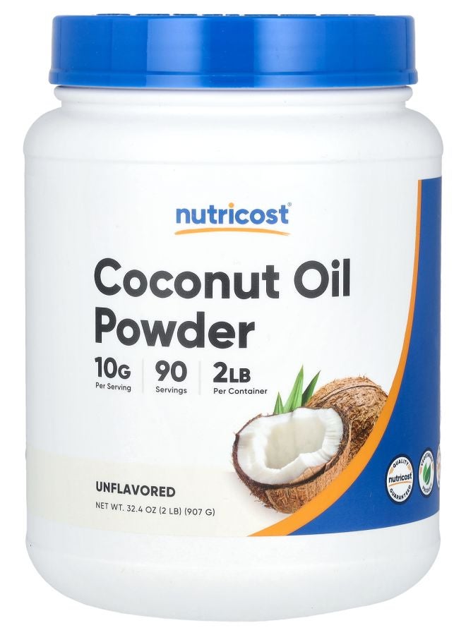 Nutricost Coconut Oil Powder Unflavored  2 lb (907 g)