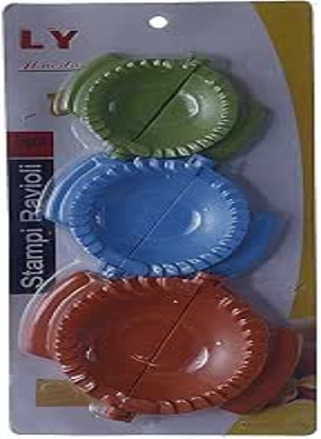 LY Pastry Cutter, Multicolor, Large, Set 3 Pieces