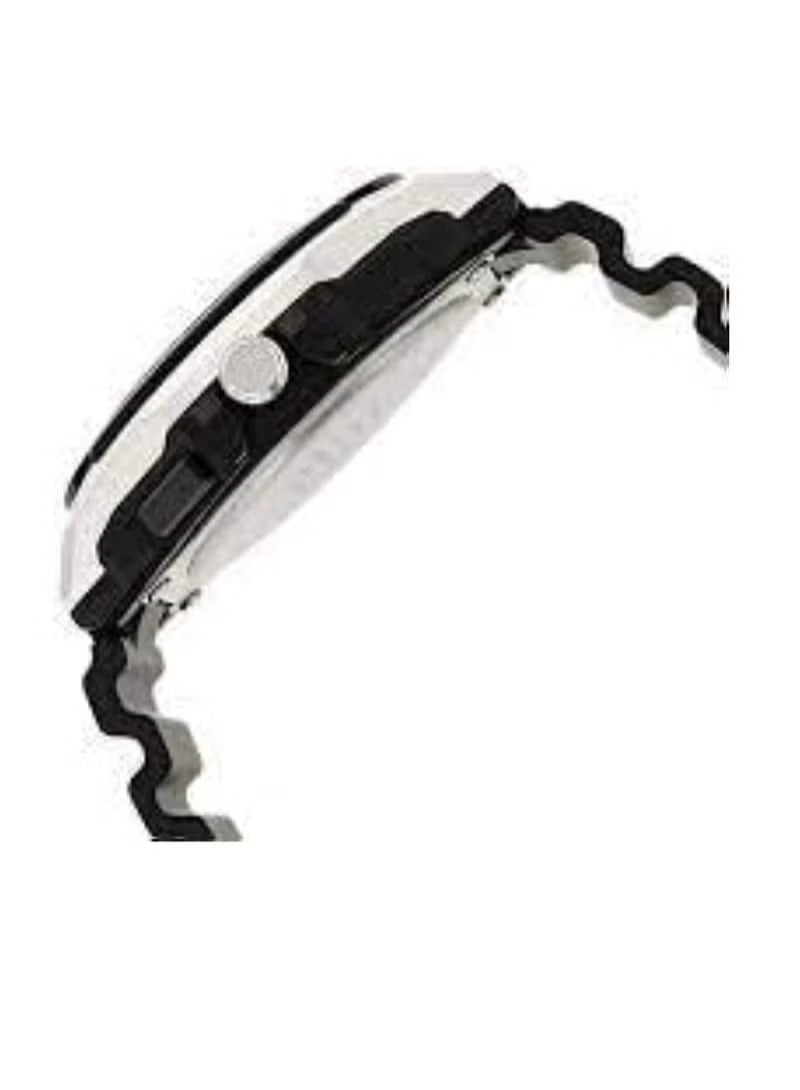 كاسيو ساعة كاسيو للرجال بمينا باللون الأسود مع إضاءة، مقاومة للماء حتى عمق 100 متر، سوار من الراتنج، هيكل من الفولاذ المقاوم للصدأ، حركة كوارتز متينة، مناسبة للأنشطة الخارجية والارتداء اليومي - Image 4