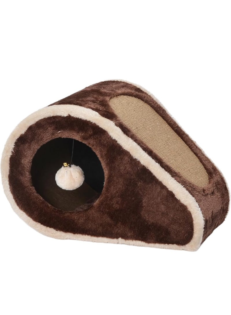 Catry Cat Tree House Scratcher With Toy 39x30x27cm