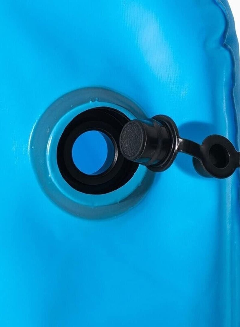 Inflatable Sofa Multifunction Inflatable Sofa Bed Inflatable Lounger Air Chair Sofa Bed Inflatable Leisure Sofa Chair, Soft and Comfortable, Foldable Design, for Indoor Outdoor Use (Blue) - Image 5