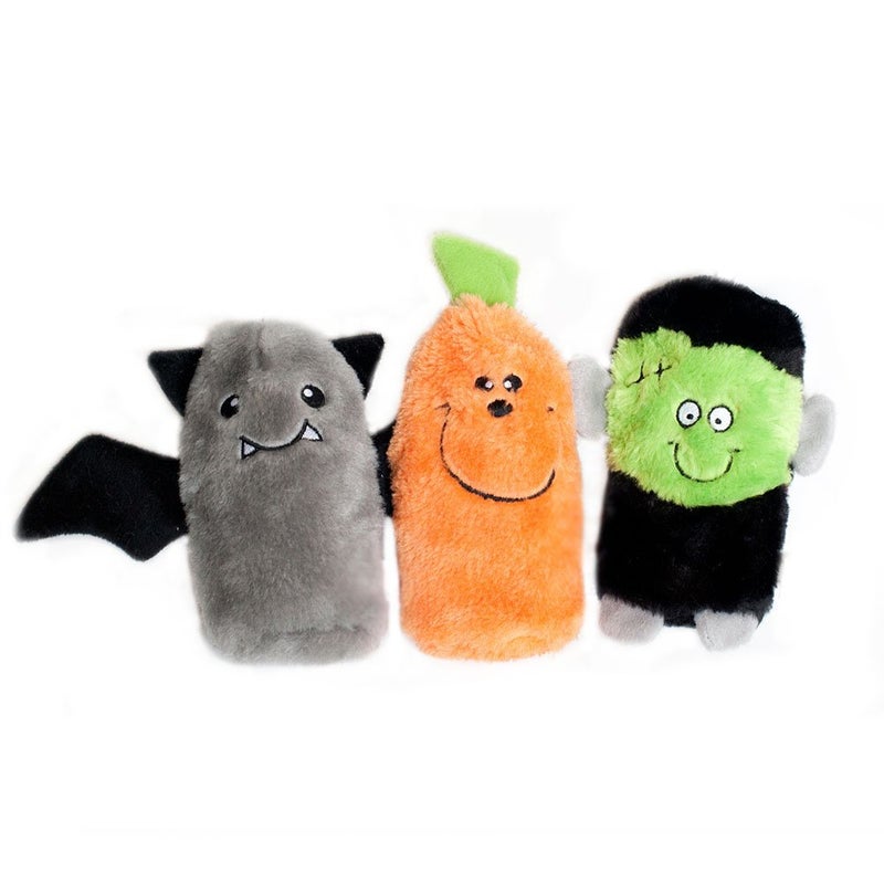 ZippyPaws Squeakie Buddies No Stuffing Dog Toys to Keep Them Busy for Small Medium Dogs Squeaky Pet Toy for Boredom Unstuffed Chew Toy Soft Plush Puppy Products Pack of 3 - Image 2
