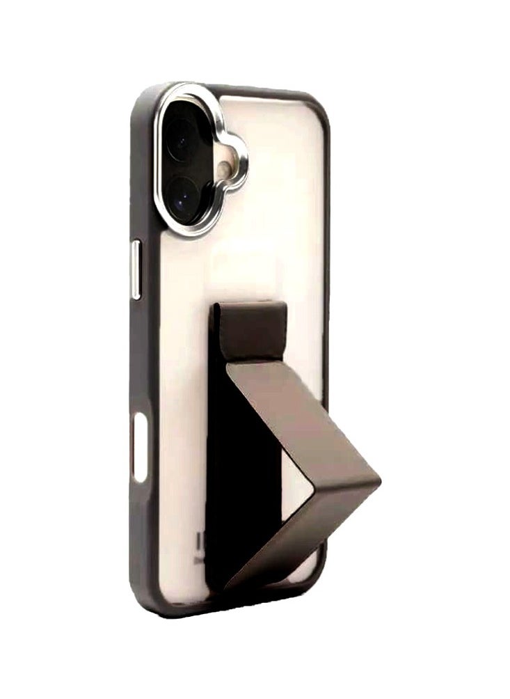 New - iPhone 16 Plus Case with Magnetic Kickstand, Black - Image 1