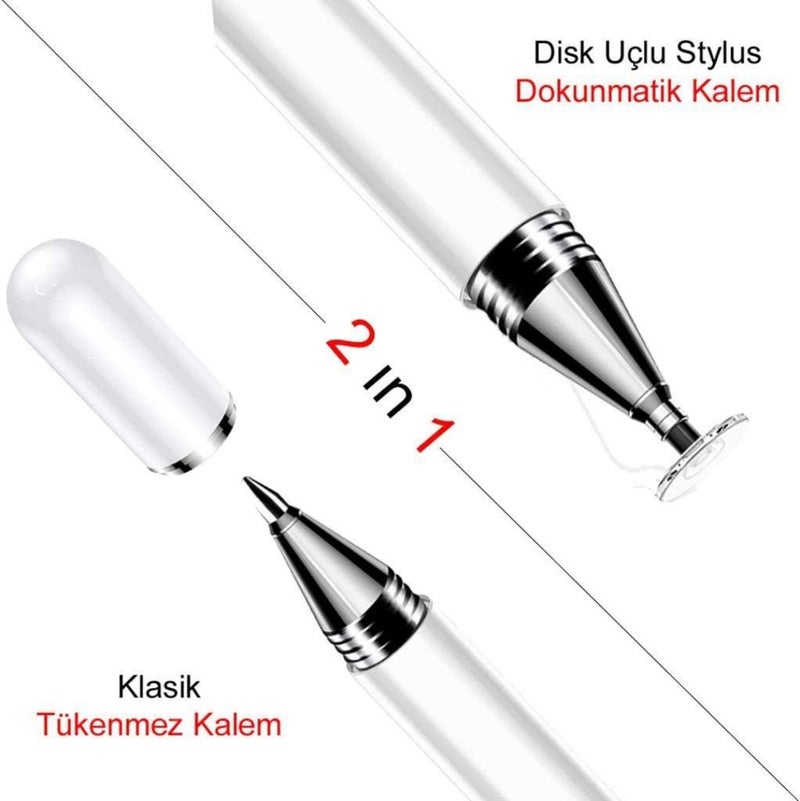Generic Hometech Alfa 10BS Compatible Touch Pen Passive Stylus 2in1 Tablet Pen Drawing  Writing Pen  - Image 3