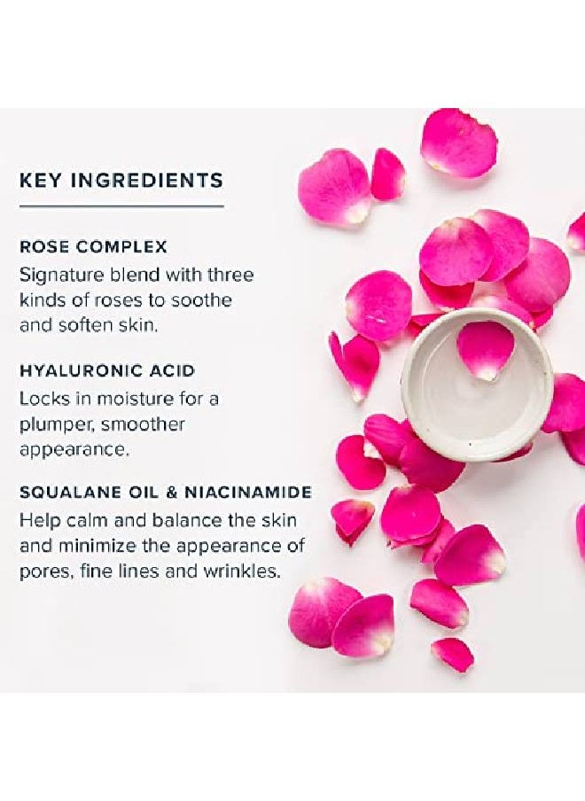 Heritage Store - Rosewater Facial Moisturizer Soothing Gel Cream For Dry Skin To Combination Skin With Rose Complex Niacinamide & Hyaluronic Acid Vegan Paraben Free & Cruelty Free 2Oz - Image 1