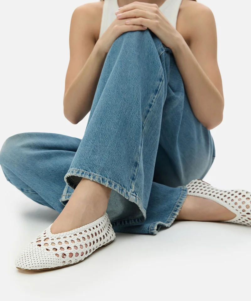 ابيكول Textured Flats
