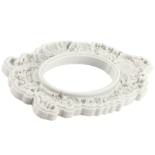 YANQINMS Baroque Frame Silicone Molds Picture Frames Fondant Mold Vintage Photo Frame Chocolate Candy Molds For Sugar Cake Decorating Cupcake Topper Gum Paste Polymer Clay - Image 3