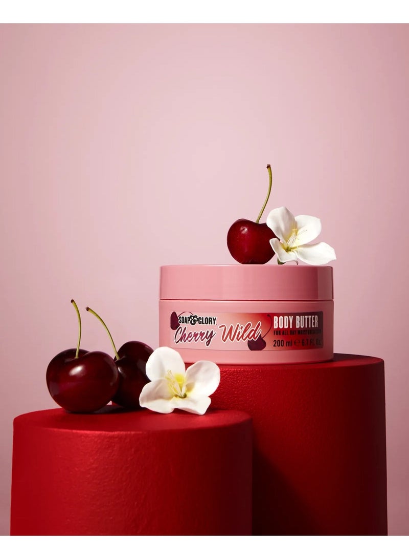 Boots Soap & Glory Cherry Wild Limited Edition Body Butter 200ml - Image 2