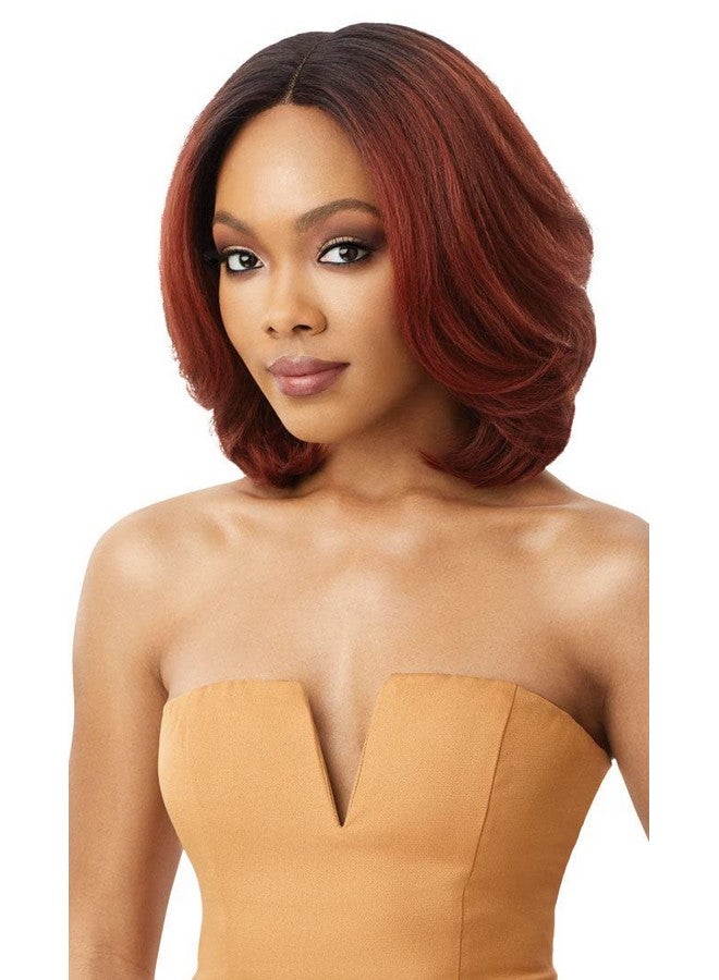 Outre Neesha Soft & Natural Synthetic Swiss Lace Front Wig Neesha 206 (1B) - Image 1
