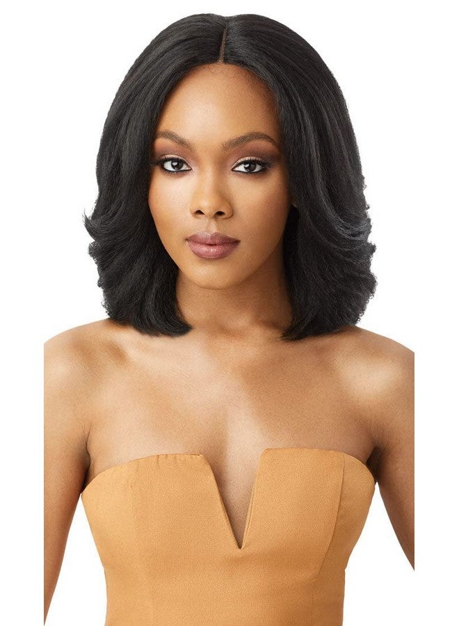 Outre Neesha Soft & Natural Synthetic Swiss Lace Front Wig Neesha 206 (1B) - Image 3