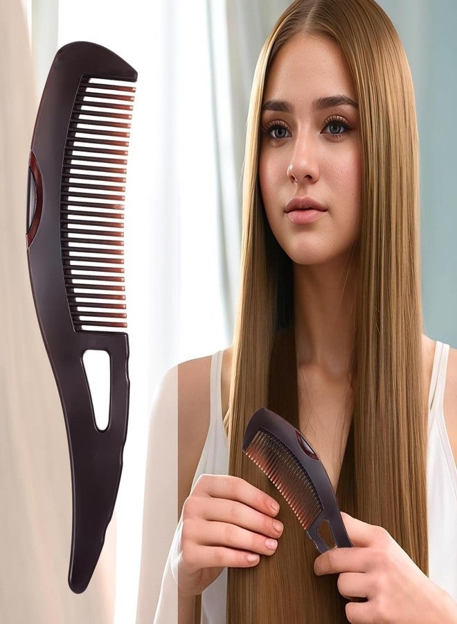 Aldea Dandruff Comb, Energy Massage Scalp Brush for Dandruff Removal, Lice Remover and Hair Styling, Plastic Hair Comb, Brown, Unisex01 - Image 5