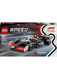 LEGO LEGO Speed Champions MoneyGram Haas F1 Team VF-24 Race Car 77250 Building Set (242 Pieces)  - Image 2